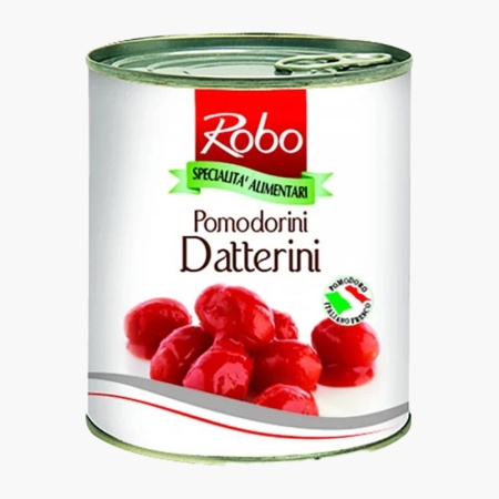 Rosii Datterini intregi in sos tomat Robo 800g