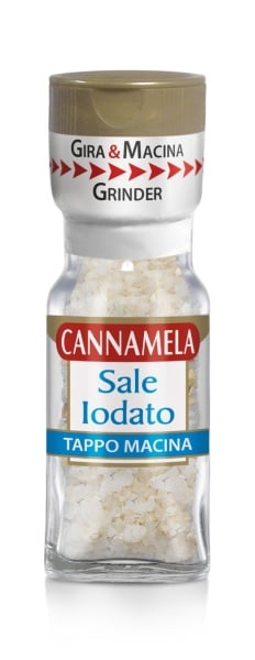 Sare iodata in rasnita de sticla 63g, Cannamela