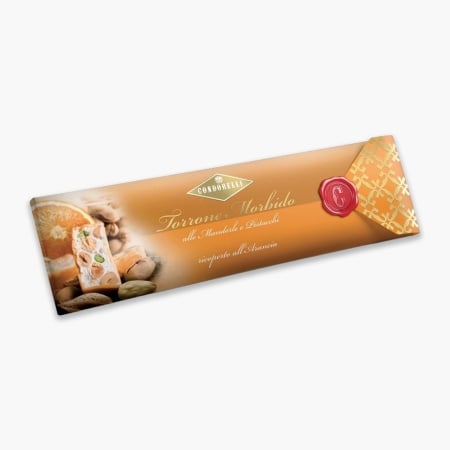 Baton de nugat torrone cu portocale, Condorelli 150gr