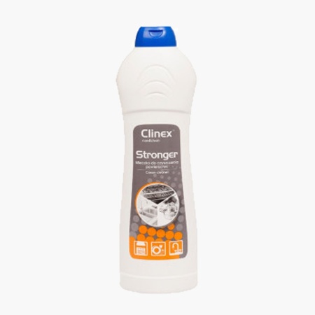 Crema pentru curatarea murdariei dificile din baie si bucatarie, CLINEX Stronger, 750 ml