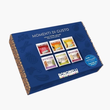 Cutie cu 36 pliculete mix de ceaiuri infuzie, Bonomelli