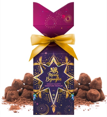 Cutie cu trufe din ciocolata Monty Bojangles Choccy Scoffy Tall Gift 130g