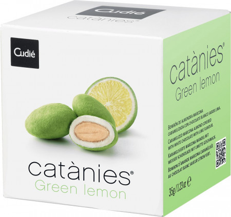 Migdale glazurate Catanies green lemon 35g