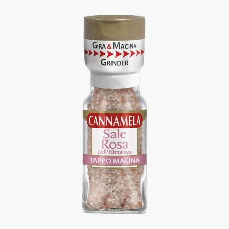 Sare roz de Himalaya in rasnita de sticla 60g Cannamela - Img 1