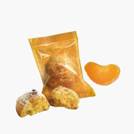 Biscuiti Pasticini Agrumi cu migdale si crema de mandarine, fara gluten, Condorelli 1kg