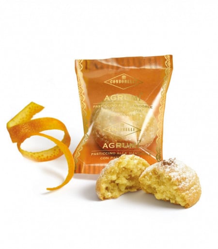 Biscuiti Pasticini Agrumi cu migdale si crema de portocale, Condorelli 500g