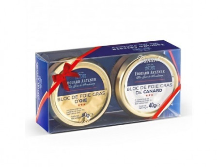 Bloc de foie gras Duo Pack ARTZNER 2X45g