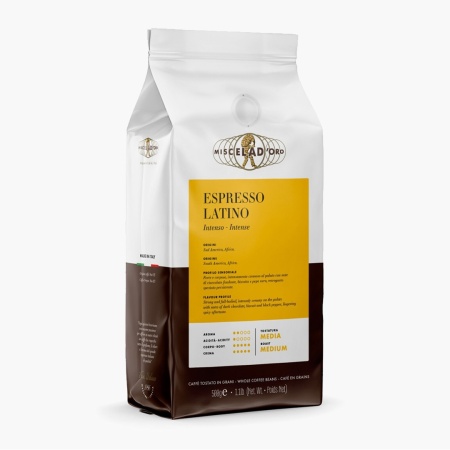 Cafea boabe Miscela d&#039;Oro Latino 500 g - Img 1