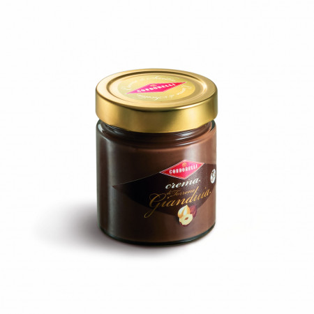 Crema de ciocolata cu nugat si alune de padure 190g, Condorelli