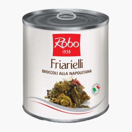 Muguri de broccoli in ulei de floarea soarelui Robo 750g net - Img 1