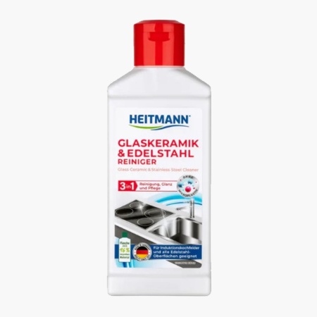 Pasta de curatare pentru sticla, ceramica si inox Heitmann 250 ml - Img 1