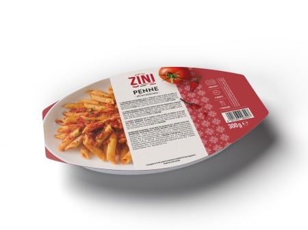 Penne all’Arrabbiata, paste gata preparate, produs congelat, Pasta Zini 350g