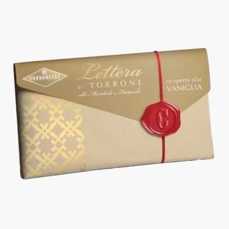 Torrone italian cu migdale, fistic si vanilie, fara gluten, Condorelli 100g