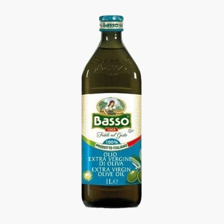 Ulei de masline extravirgin presat la rece, Basso 1000 ml sticla - Img 1