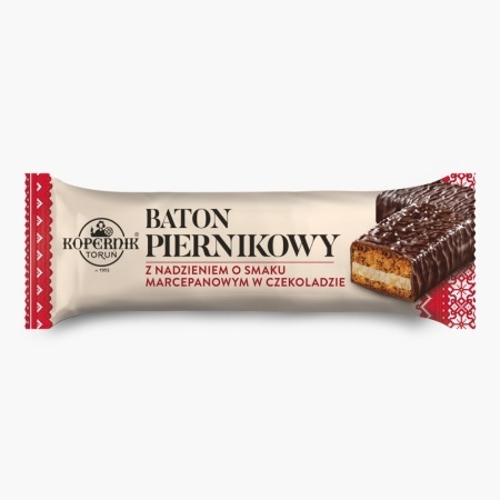 Baton de turta dulce cu ciocolata si martipan Kopernik 47g