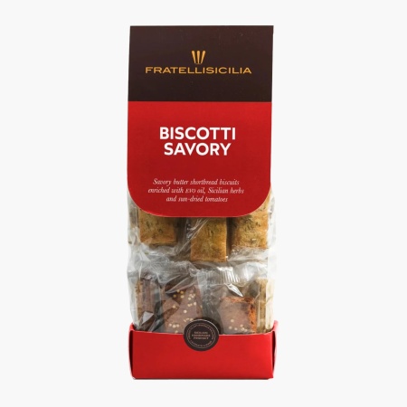 Biscuiti sarati Savory, Fratelli Sicillia 200g