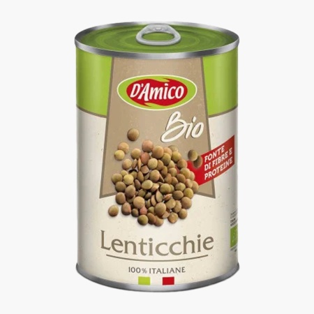 Linte Bio la conserva, D&#039;Amico 400g - Img 1