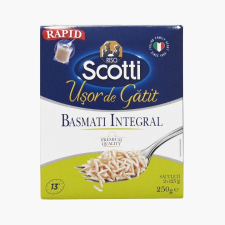 Orez Usor De Gatit Basmati Integral Scotti 250g