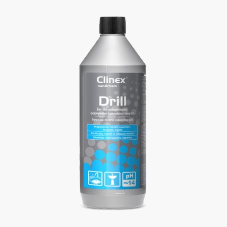 Solutie gel, pentru desfundat tevi CLINEX Drill, 1 litru