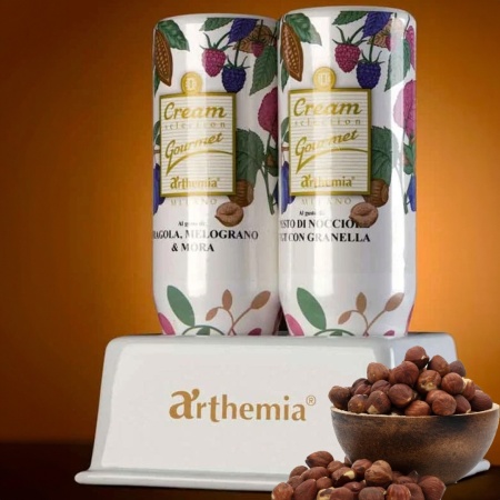 Topping gourmet Gianduia cu bucati de alune de padure fara gluten, Arthemia 800g