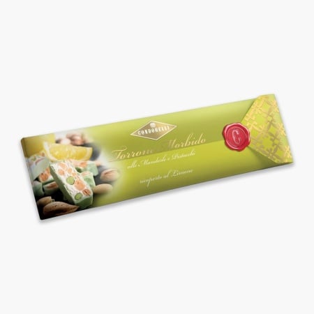 Baton de nugat torrone cu lamaie, Condorelli 150gr