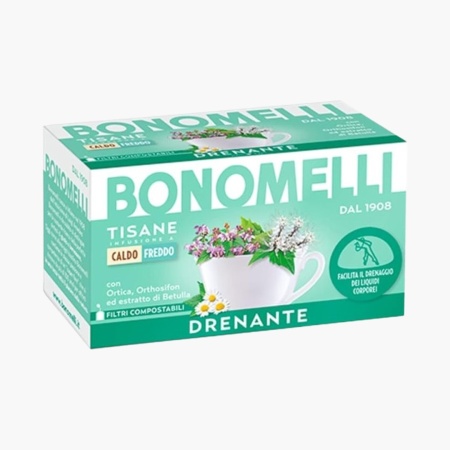 Ceai din plante cu urzica si mesteacan pentru drenaj, Bonomelli