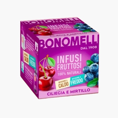 Ceai din plante, infuzie de cirese si afine, Bonomelli