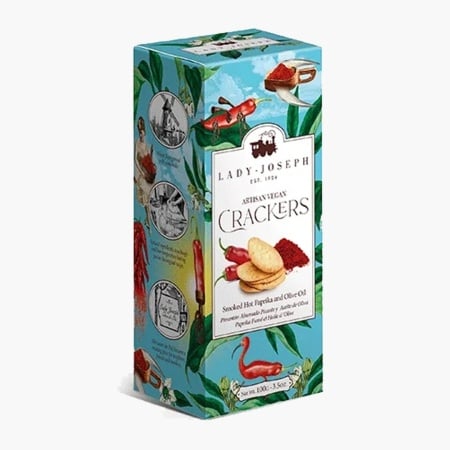 Crackers cu paprika picanta, Lady Joseph, 100g