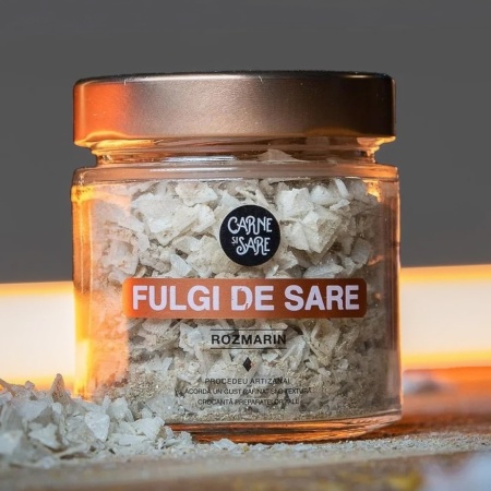 Fulgi de sare de mare naturala cu rozmarin 110g