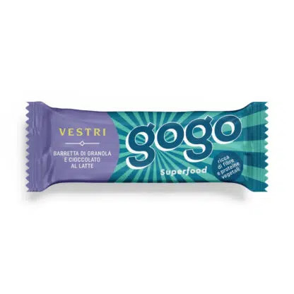 GOGO baton cu granola si ciocolata cu lapte, VESTRI, 32g
