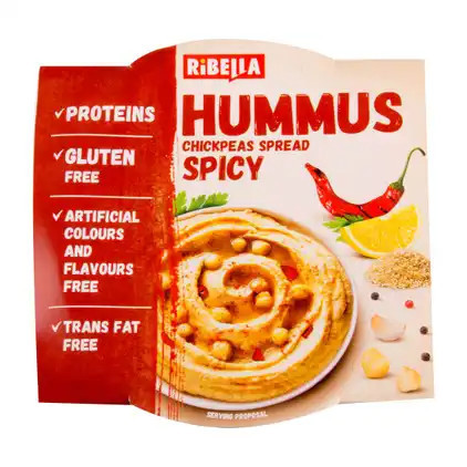 Hummus pasta din naut picant Ribella 200g