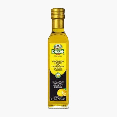 Ulei de masline extravirgin aromat cu lamaie, Basso 250ml sticla