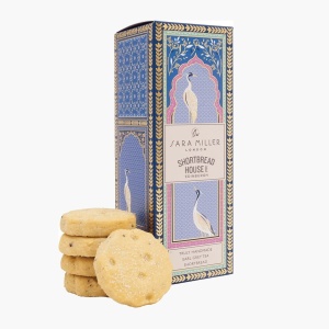 Biscuiti artizanali cu unt si ceai earl gray shortbread Sara Miller 125g