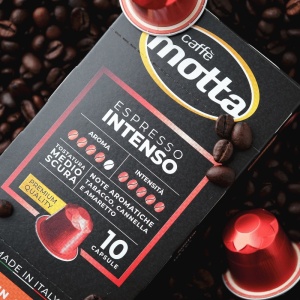 Cafea Macinata Intenso - Capsule compatibile Nespresso Motta (10 buc/cutie) - Img 4