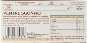 Ceai de zmeura si coacaze rosii, 100% natural, antibalonare, Bonomelli - Img 3