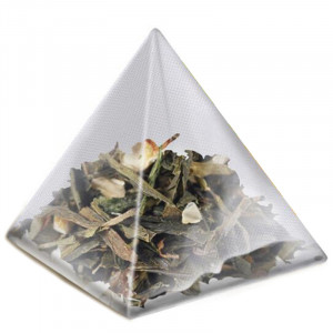 Ceai frunze Earl Grey Green piramida – Ceai verde cu aroma de bergamota, Arthemia 15x2.2g/plic - Img 2