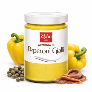 Crema de ardei galbeni Armonia Peperoni Gialli ROBO 500g - Img 2