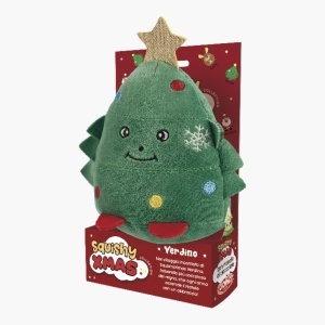 Decorațiune de pluș cu ciocolata, diverse personaje, Squishy Xmas Dolfin 50g