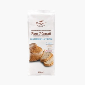 Faina cu 7 cereale si fermenti lactici vii pentru paine de casa Ruggeri 500g
