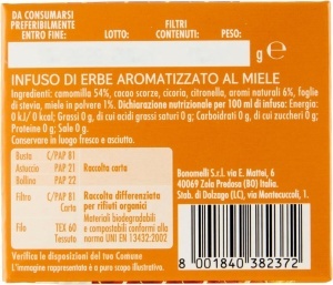 Infuzie de musetel si miere Harmony, Bonomelli 24g - Img 2