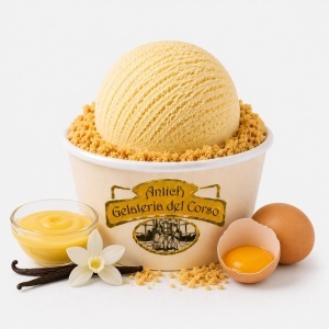 Inghetata Crema all’uovo , Antica Gelateria del Corso vascheta 2.715g