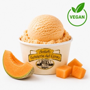 Inghetata de pepene galben, Melone, sorbet vegan, Antica Gelateria del Corso, vascheta 2.690g