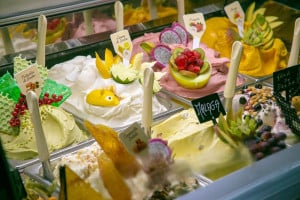 Inghetata de pepene galben, sorbet vegan, Antica Gelateria del Corso vascheta 2.690g - Img 6