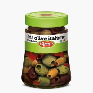 Masline trio fara samburi, D'Amico 280g