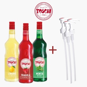 Pachet Promo cu 3 Arome de Sirop Toschi (3 x 1L)