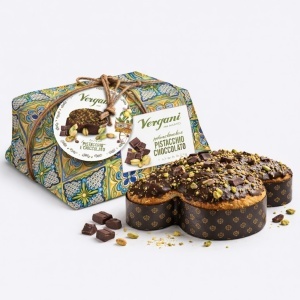 Panettone cu fistic si ciocolata Sicilia, Vergani 750g