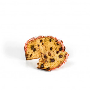 Panettone Fratelli Sicilia cu amarene și cuburi de ciocolată glazurată, 500g - Img 3