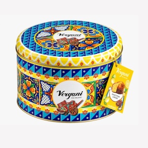 Panettone Sicily Trip Limoncello cutie metalica, Vergani 750g - Img 2
