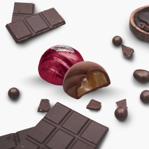 Praline de ciocolata si alune de padure Gianduja, fara gluten, Condorelli 1 kg - Img 2