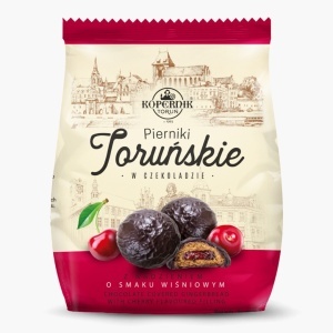 Turta dulce cu ciocolata si dulceata de visine Kopernik 150g